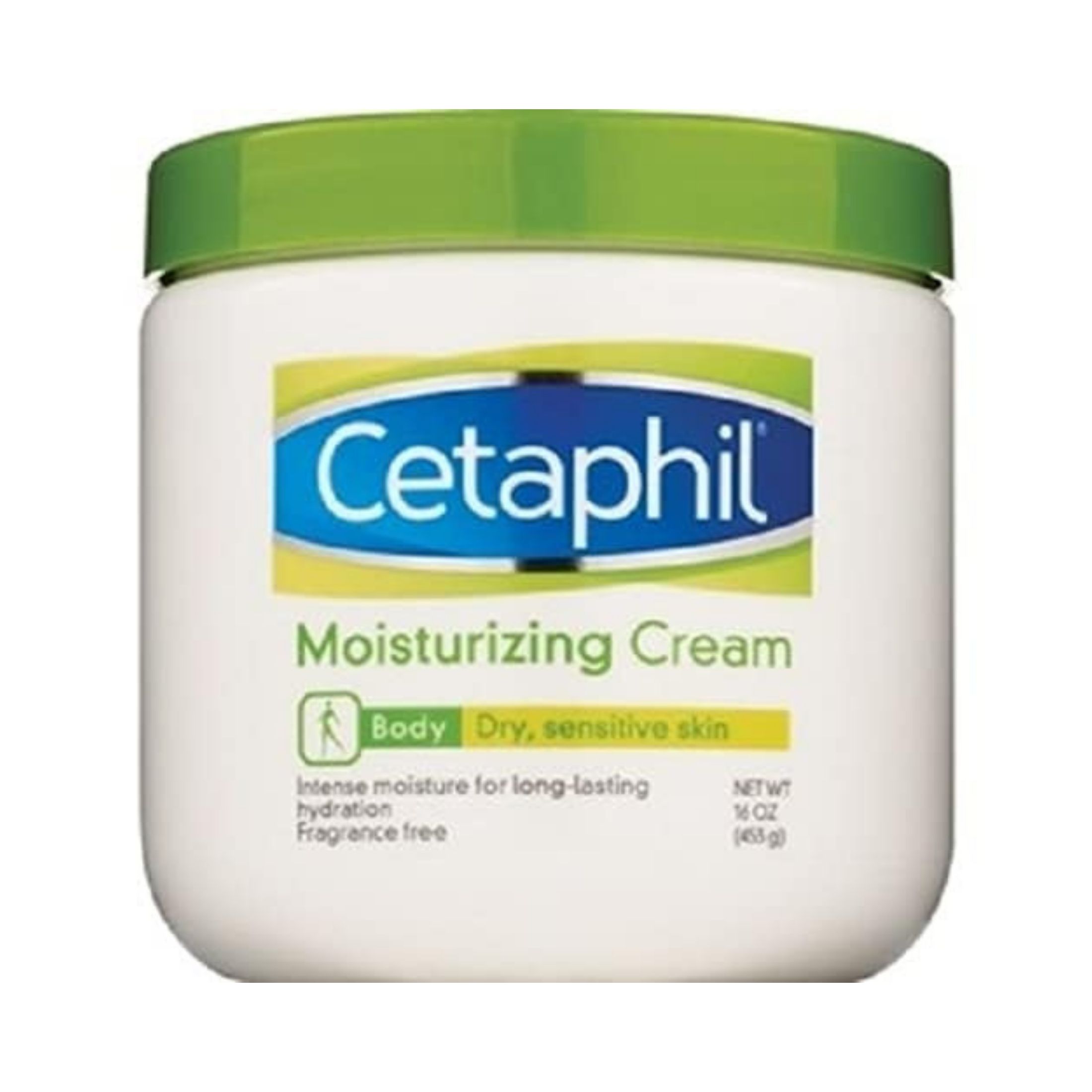 Cetaphil Fragrance Free Moisturizing Cream For Very Dry & Sensitive Skin - 453gm