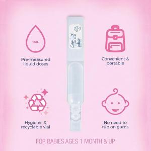 Boiron Camilia, Homeopathic Medicine Teething Relief, 30 Single Liquid Doses