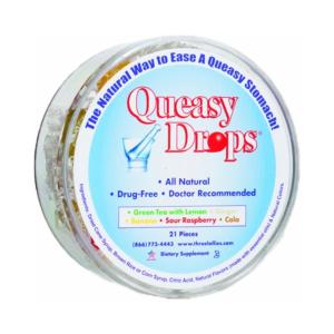Three Lollies Queasy Drops, Container