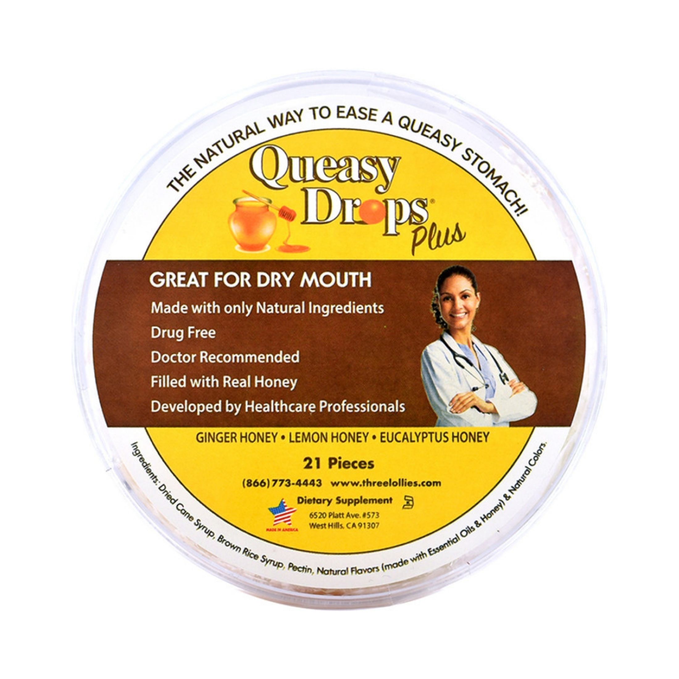 Three Lollies Queasy Drops Plus Assorted