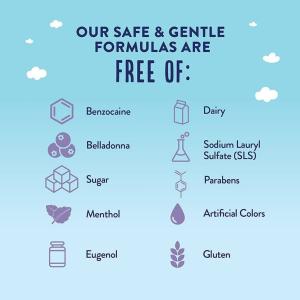 Orajel Baby Twin Pack Daytime & Nighttime Non Medicated Cooling Gel For Teething 2 0.18 Oz Tubes