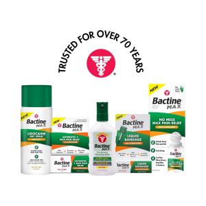 Bactine Max Cleansing Spray, Pain Relieving, 5 Fluid Ounce