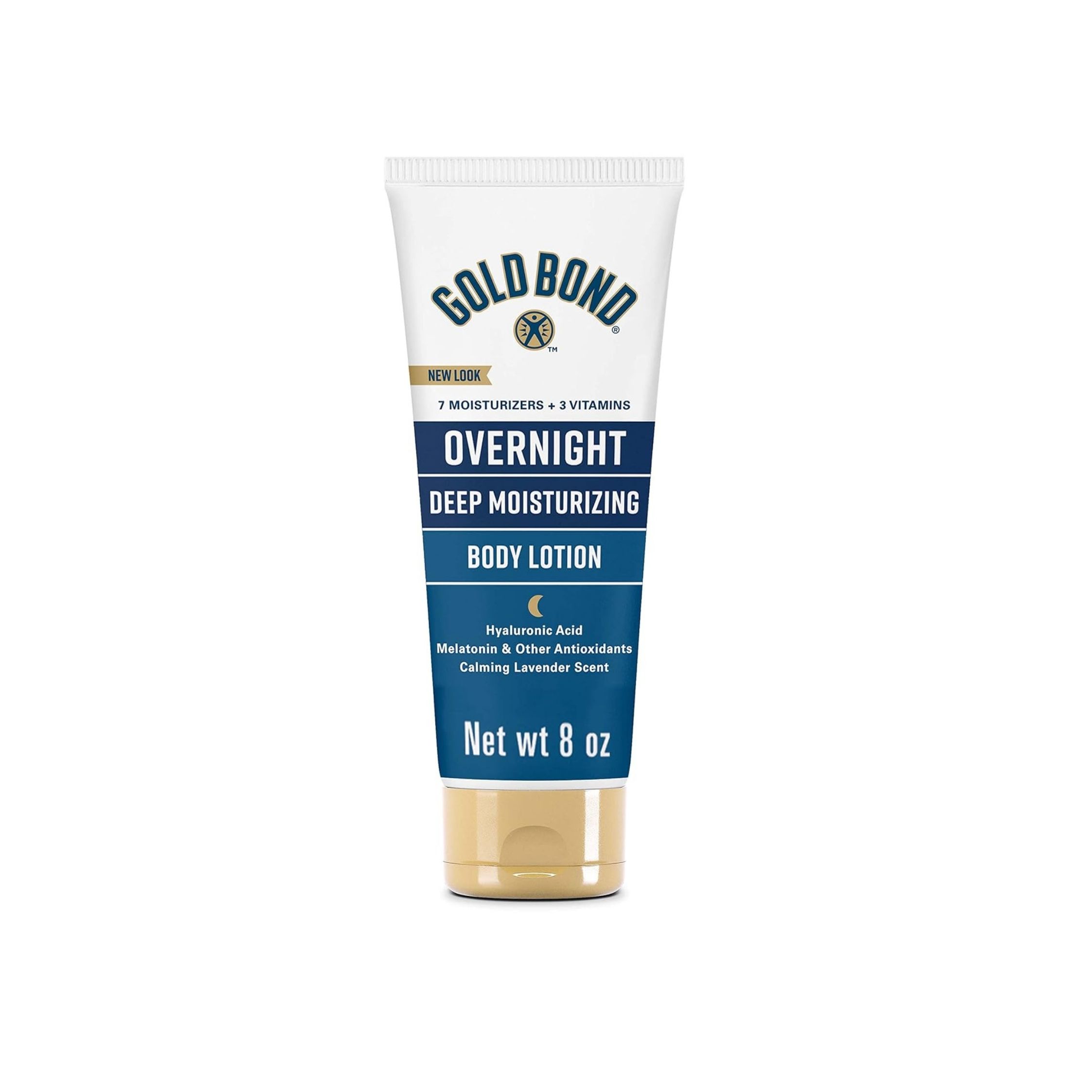 Gold Bond Body Lotion, Deep Moisturizing, Overnight - 8 Ounce