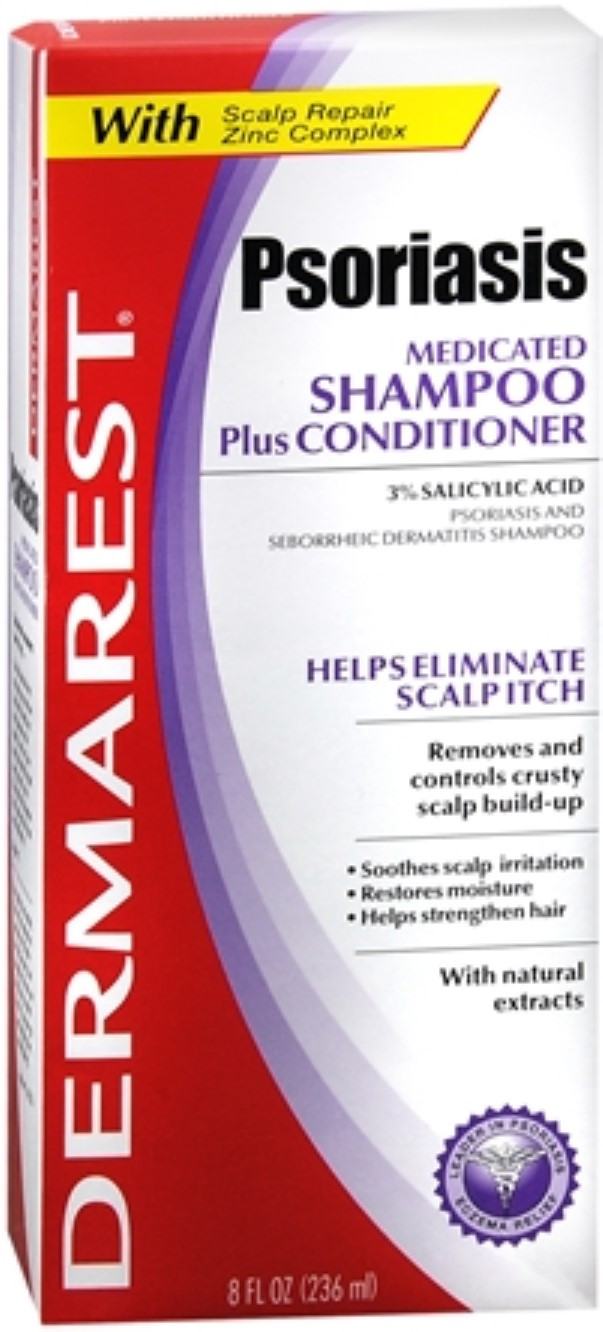 Dermarest Psoriasis Medicated Shampoo Plus Conditioner -- 8 Fl Oz