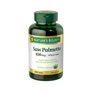 Nature's Bounty USA Pack Of 12-Saw Palmetto 450 Mg Capsule 250Ct Sundwn Capsule 250