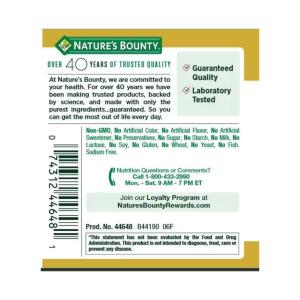 Nature's Bounty USA Pack Of 12-Saw Palmetto 450 Mg Capsule 250Ct Sundwn Capsule 250