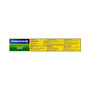 Preparation H Hemorrhoid Symptom Treatment Cream, Multi-Symptom Pain Relief With Aloe, Tube