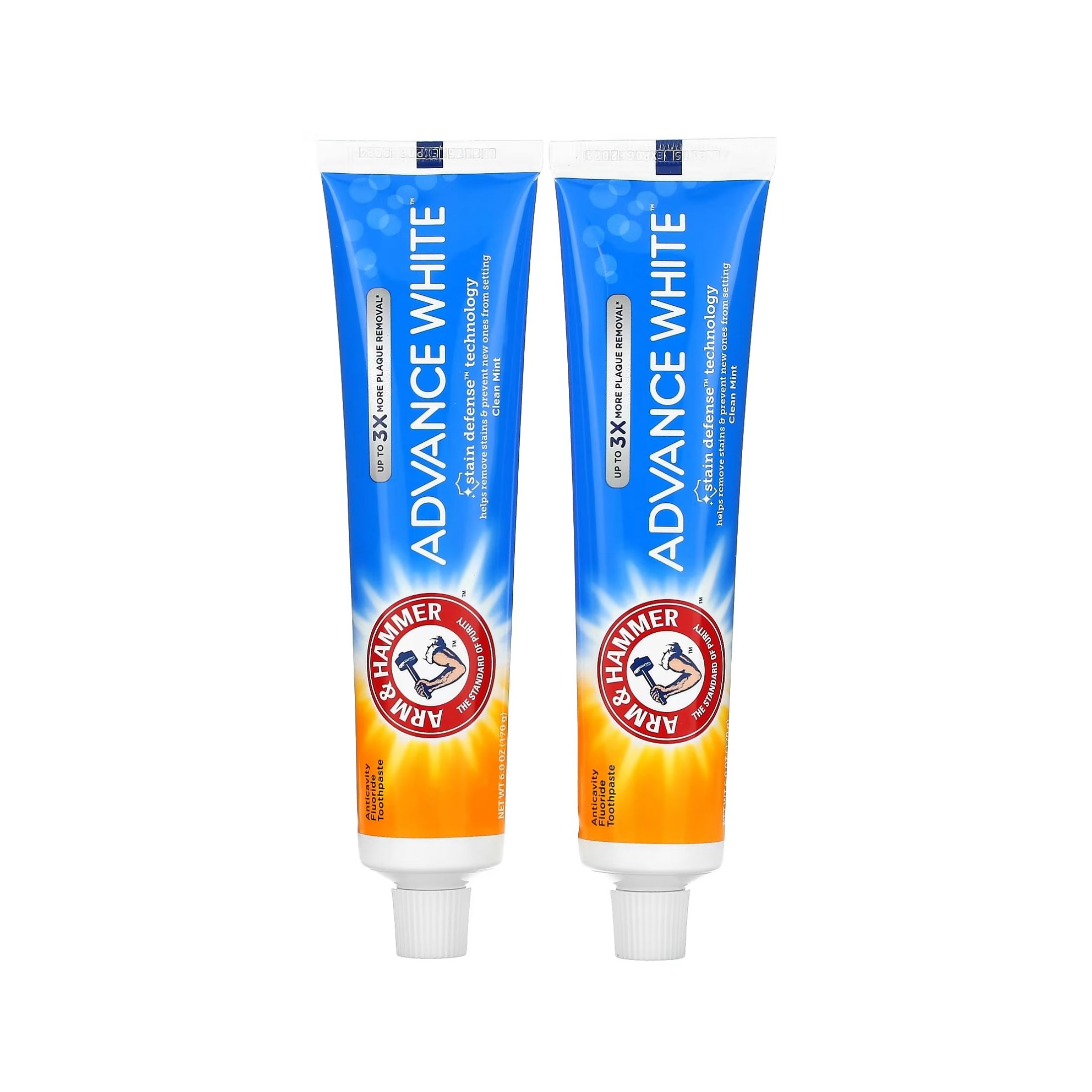 Arm & Hammer PeroxiCare Clean Mint Anticavity Fluoride Toothpaste Value 2 Pack 2 6.0 Oz Packs