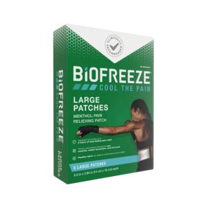 Biofreeze Menthol Pain Relief, Large Patches