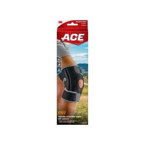 Ace Adjustable Knee Brace With Dual Side Stabilizers, Firm Support