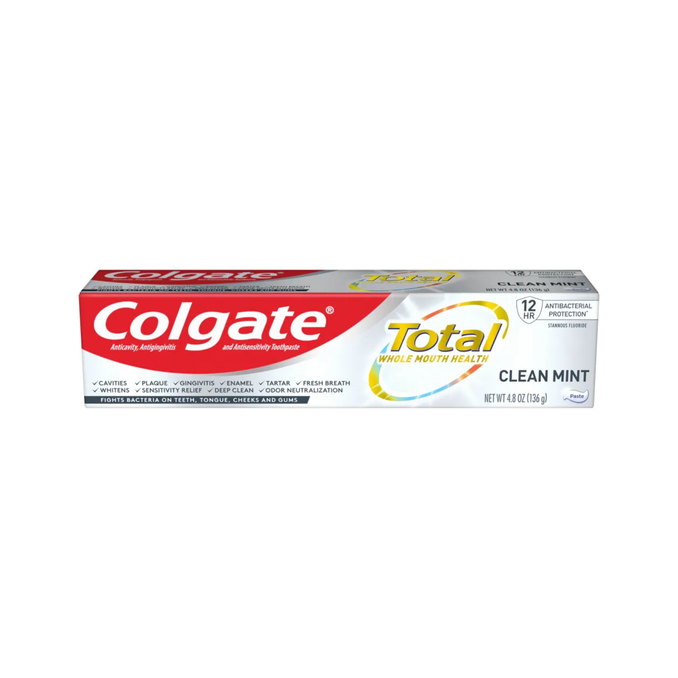 Colgate Total Clean Mint Paste Toothpaste - 4.8oz