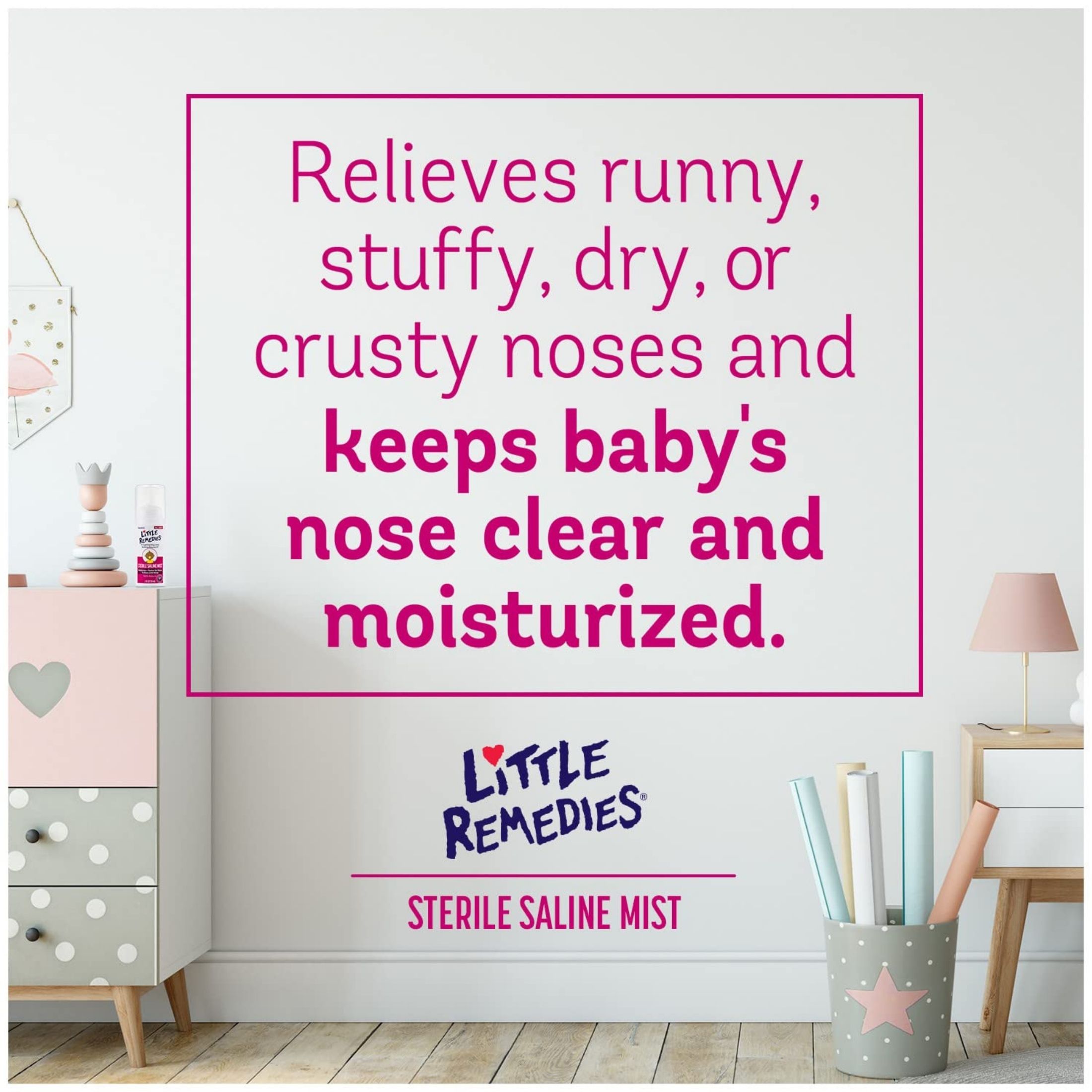 Little Remedies Breathe Easy Sterile Saline Mist 3 Oz