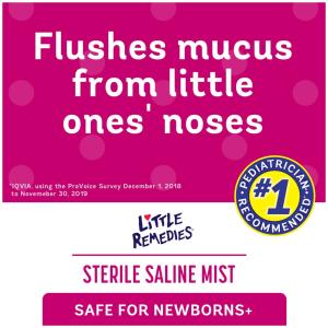 Little Remedies Breathe Easy Sterile Saline Mist 3 Oz