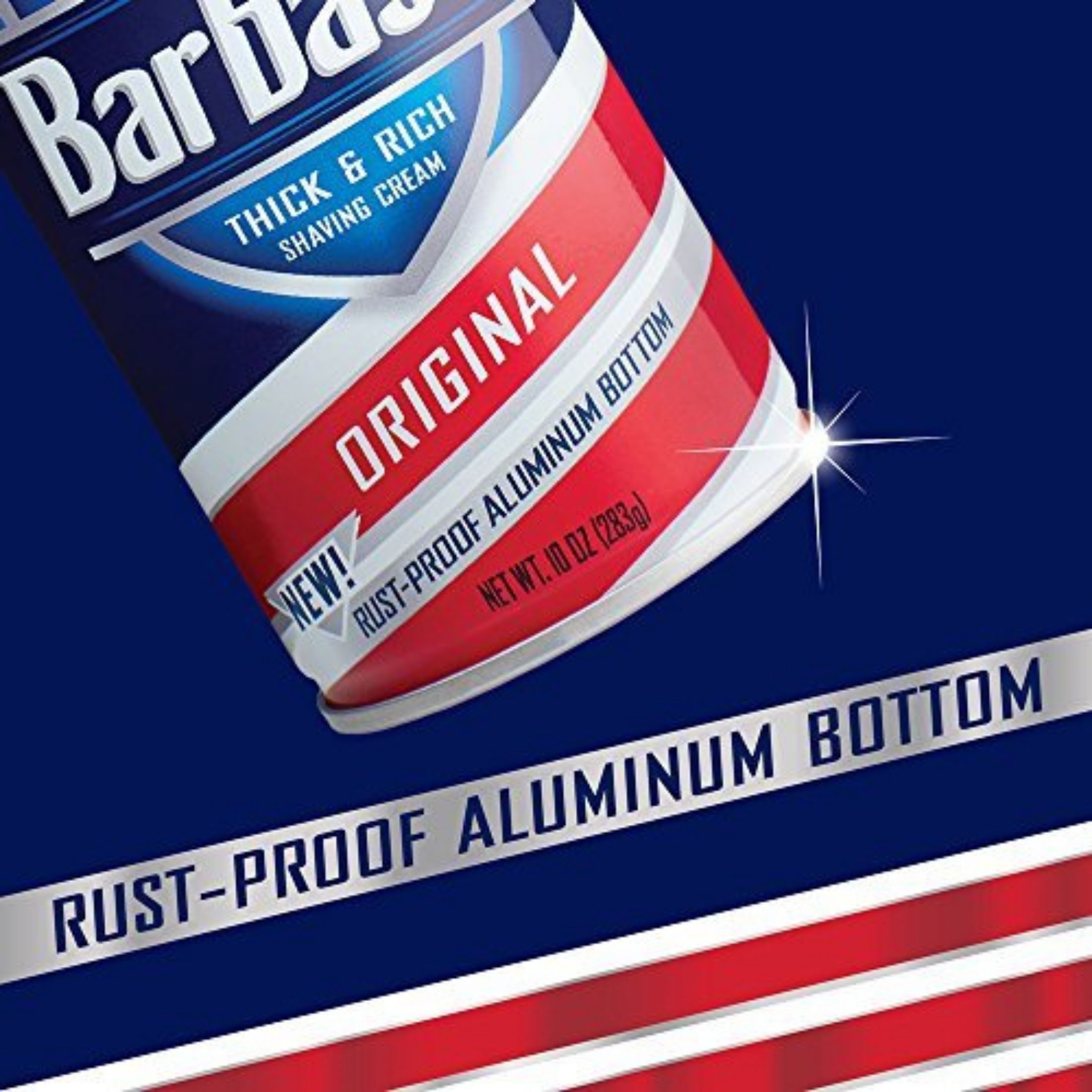 Barbasol Shaving Cream, Thick & Rich, Original, 7 Ounce
