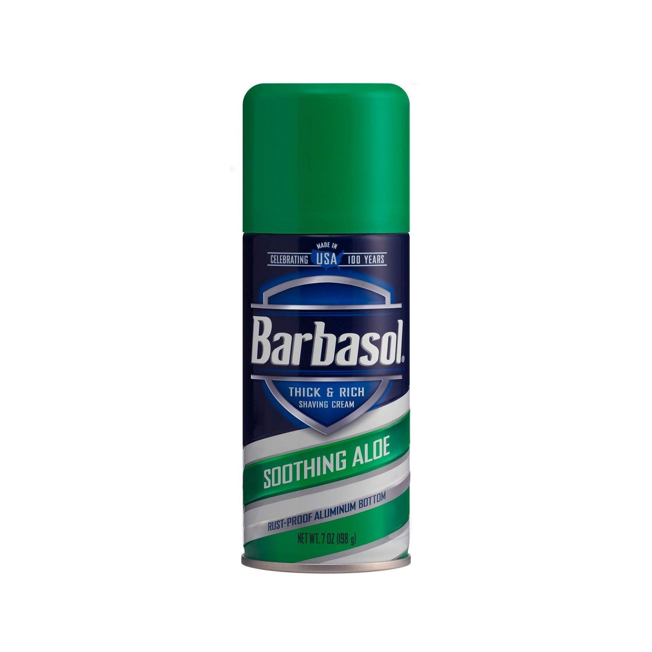 Barbasol Soothing Aloe Thick & Rich Shaving Cream, 7 Oz, 7 Ounce