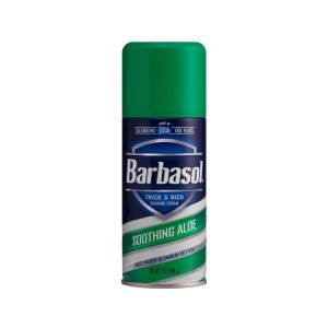 Barbasol Soothing Aloe Thick & Rich Shaving Cream, 7 Oz, 7 Ounce