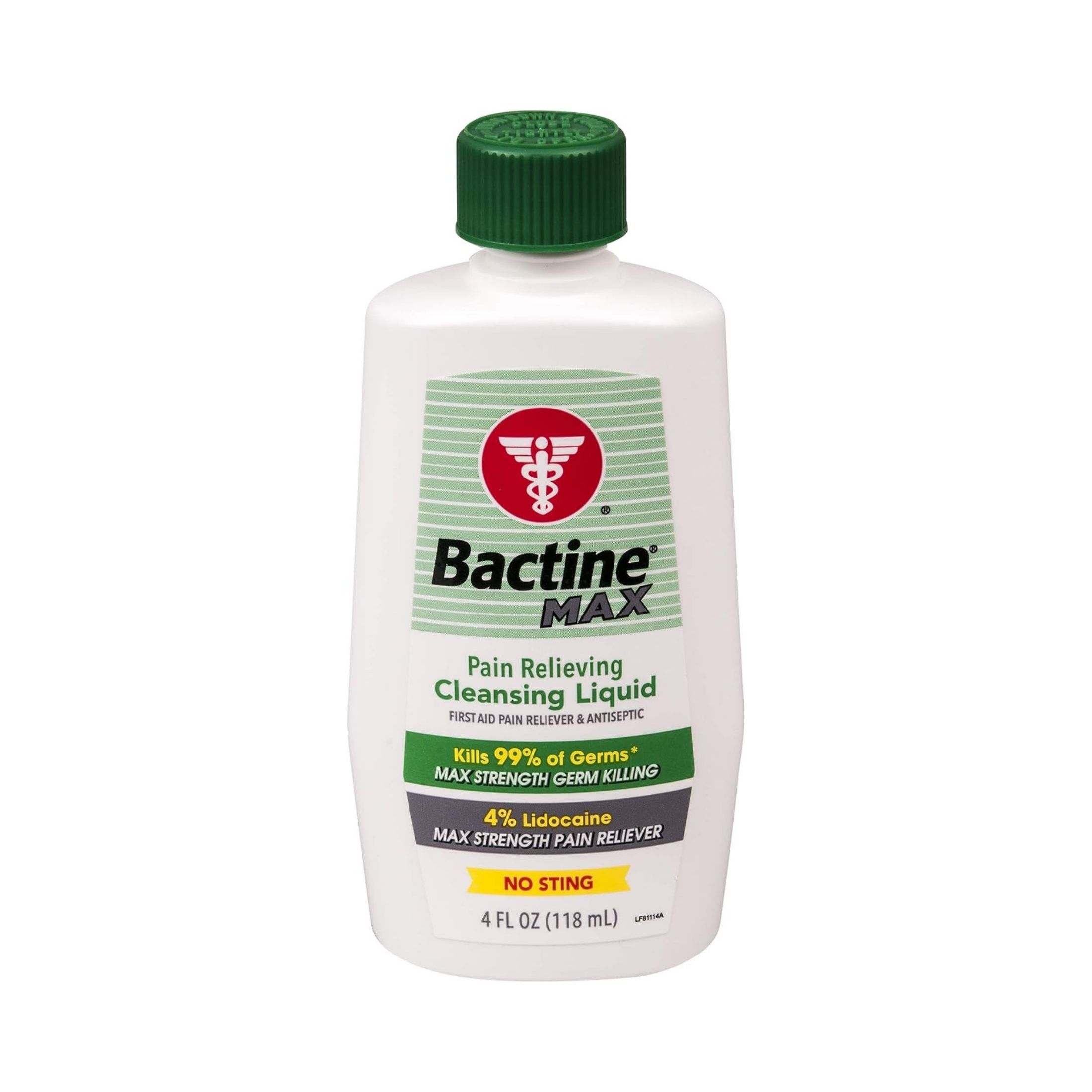 Bactine Max Pain Relieving Cleansing Liquid 4 Oz