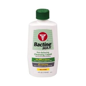 Bactine Max Pain Relieving Cleansing Liquid 4 Oz