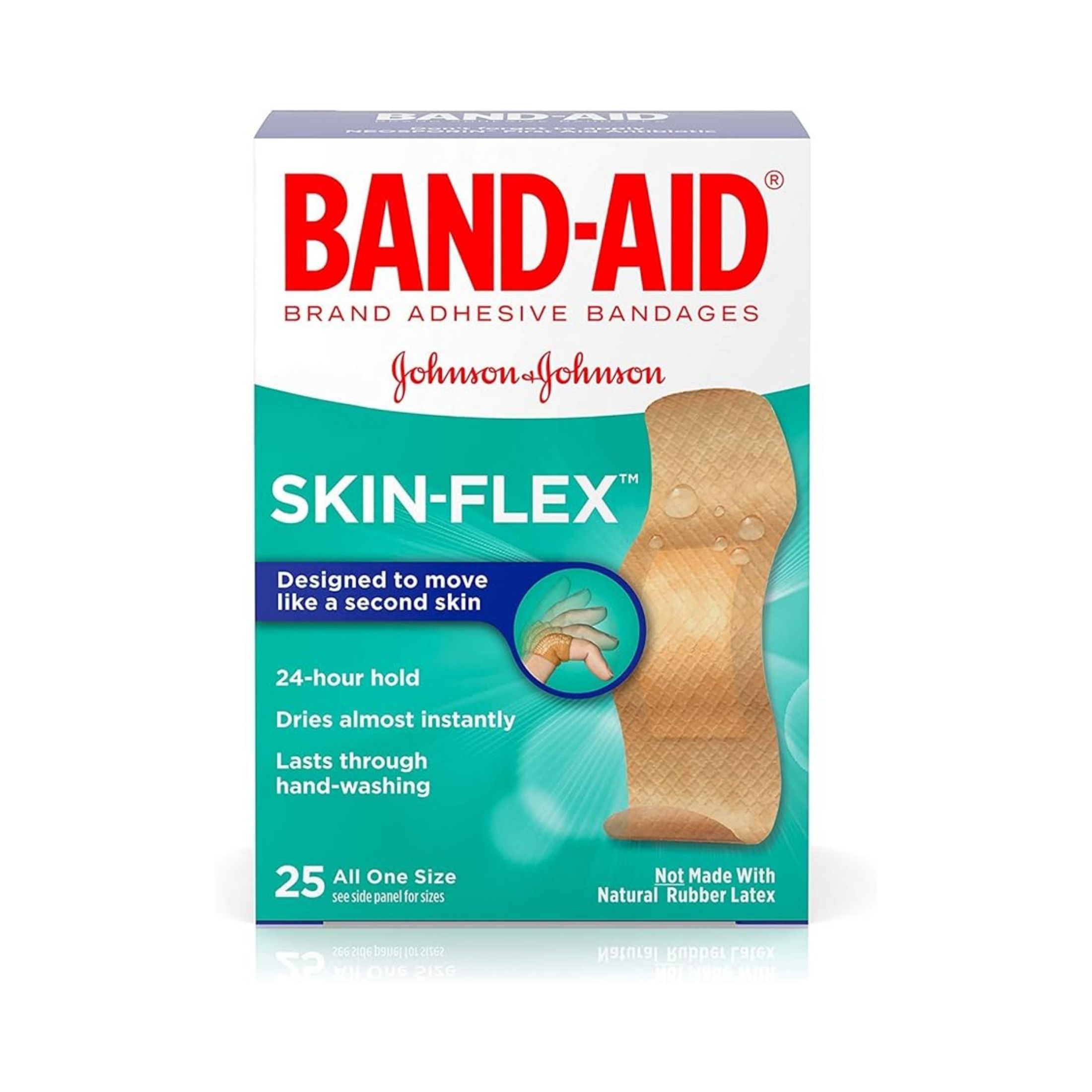 Band-Aid Brand Skin Flex Adhesive Bandages, All One Size