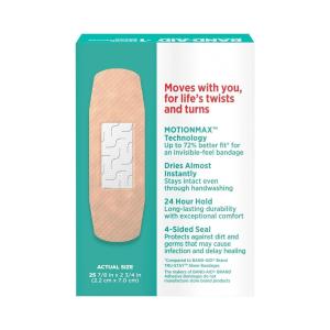 Band-Aid Brand Skin Flex Adhesive Bandages, All One Size