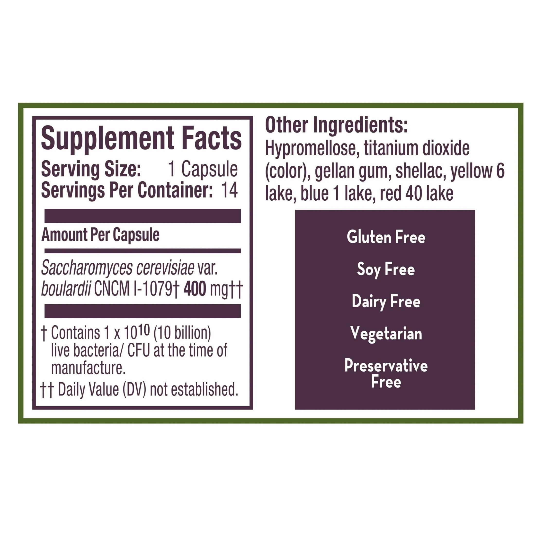 Align Resistance Formula Probiotic Supplement, Survives Antibiotic Use, 14 Capsules, Saccharomyces Boulardi CNCM1-1079, #1 Doctor Recommended Brand
