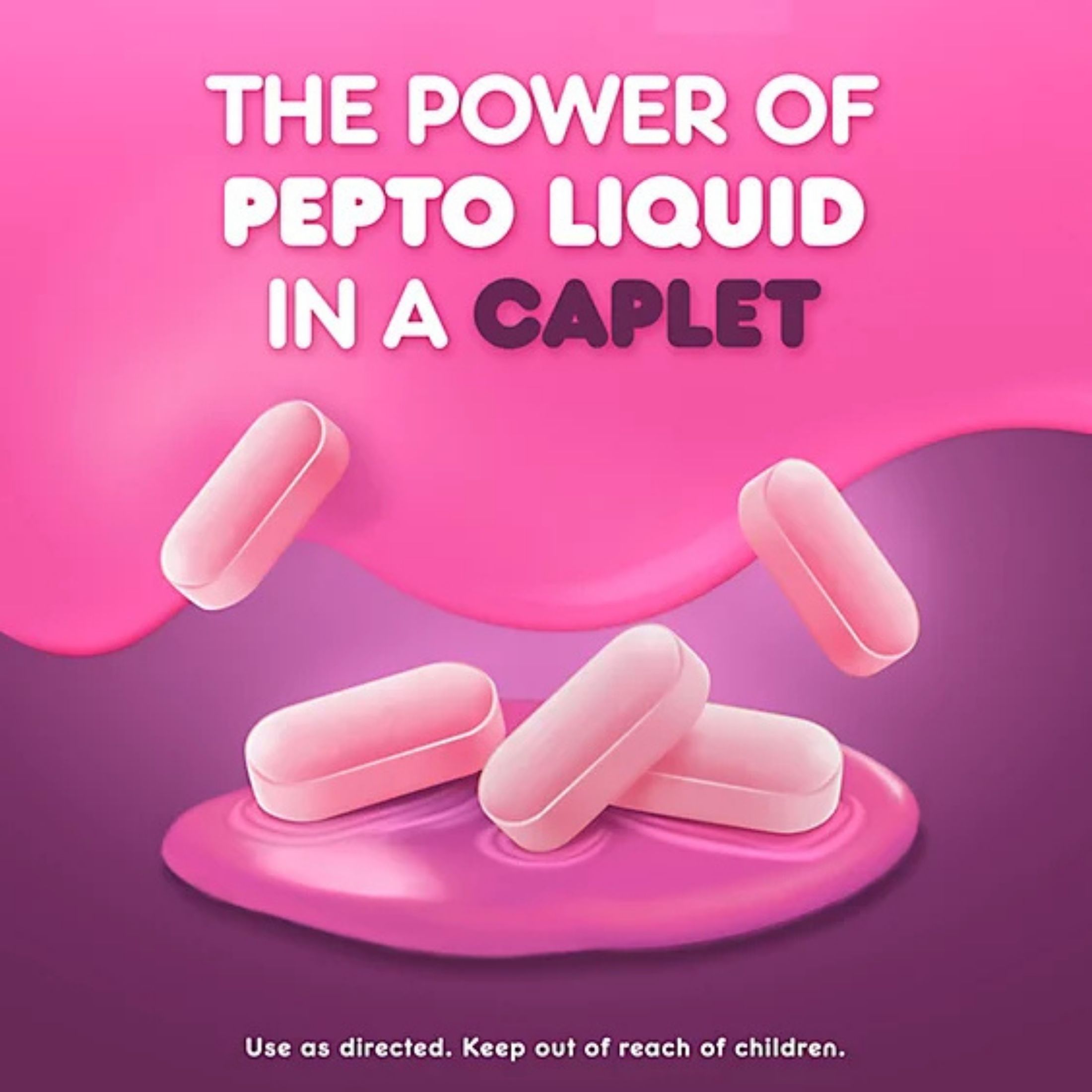 Pepto Dual-Action Relief, Diarrhea, Liquicaps