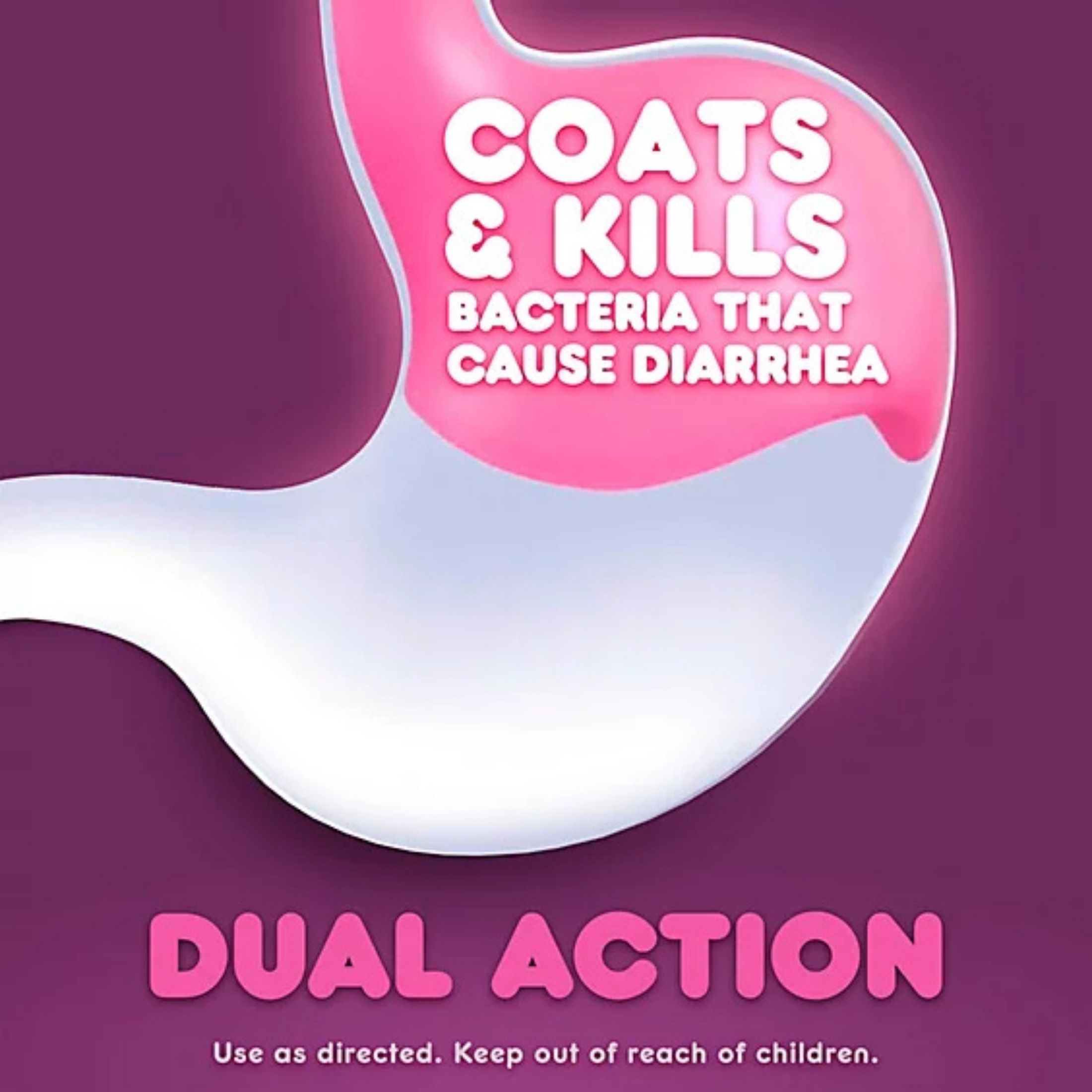 Pepto Dual-Action Relief, Diarrhea, Liquicaps