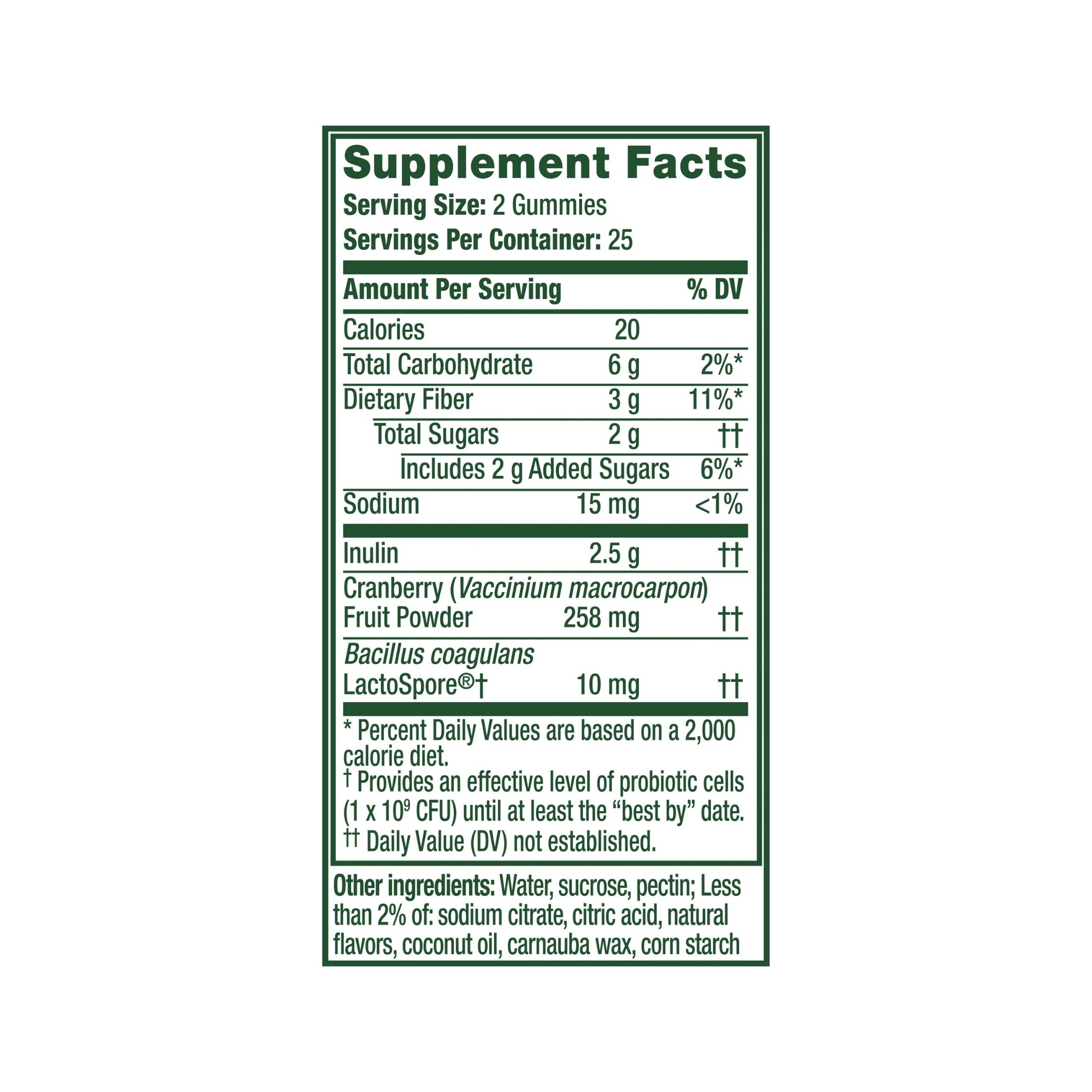 Align Women's Health Prebiotic + Probiotic Supplement Gummies Cranberry