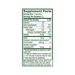 Align Women's Health Prebiotic + Probiotic Supplement Gummies Cranberry