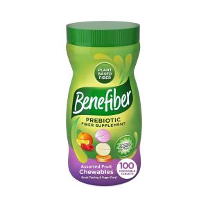 Benefiber Fiber Supplement Chewable Tablets Assorted Fruit