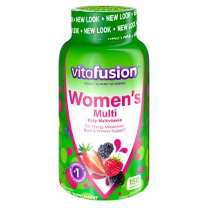 Vitafusion Womens Gummy Vitamins, Natural Berry Flavors, Complete Multi Vitamin