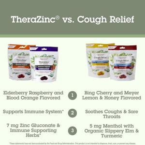 Quantum Health Organic Cough Relief Lozenges, Meyer Lemon & Honey Flavor - 18 Lozenges