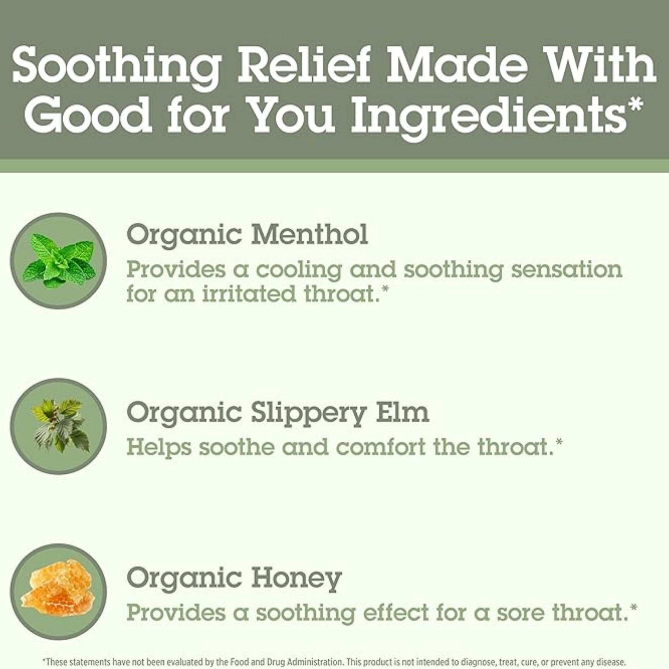 Quantum Health Organic Cough Relief Lozenges, Meyer Lemon & Honey Flavor - 18 Lozenges