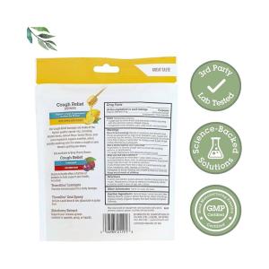 Quantum Health Organic Cough Relief Lozenges, Meyer Lemon & Honey Flavor - 18 Lozenges