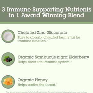 Quantum Health Thera Zinc Organic Therazinc Lozenges Elderberry Raspberry