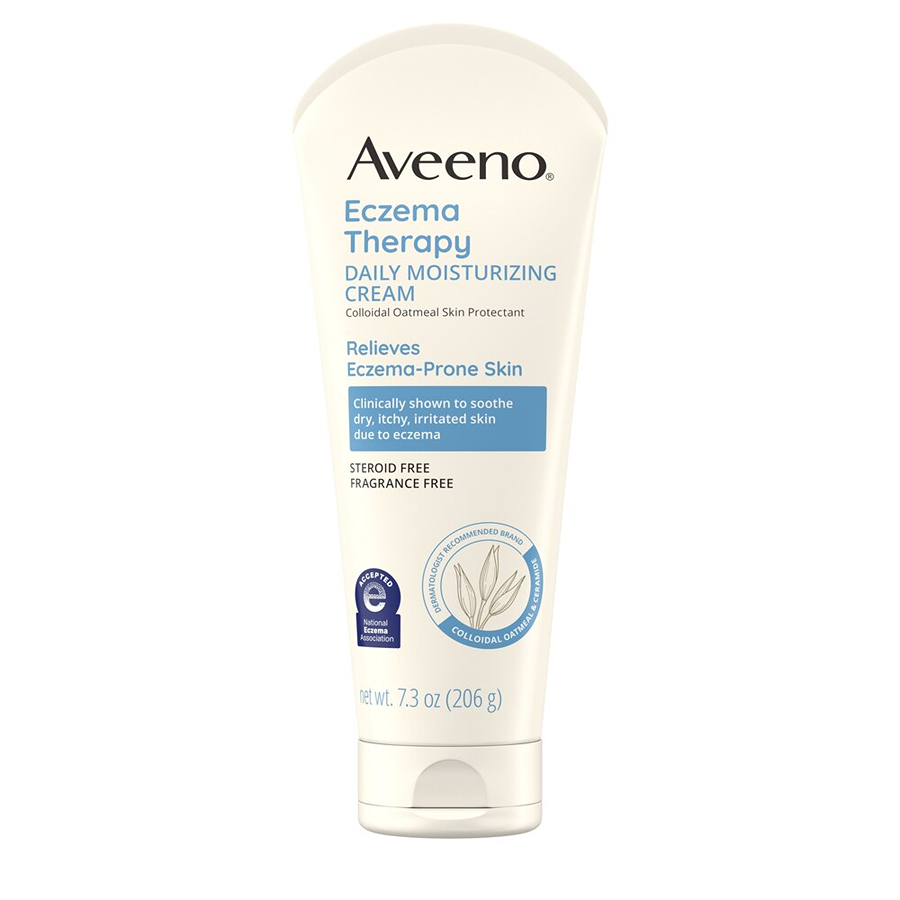 Aveeno Eczema Therapy Daily Moisturizing Body Cream For Sensitive Skin 206g