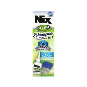 Nix Ultra Shampoo All-In-One Lice Treatment Kit