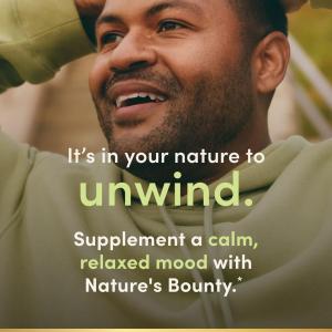 Nature's Bounty Anxiety & Stress Relief, Herbal Health, Tablets