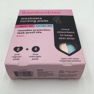 Bamboobies Washable Nursing Pads Combo Pack - 2 Pairs