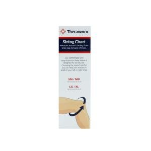 Theraworx Compression Knee Sleeve + Topical Foam, LG/XL