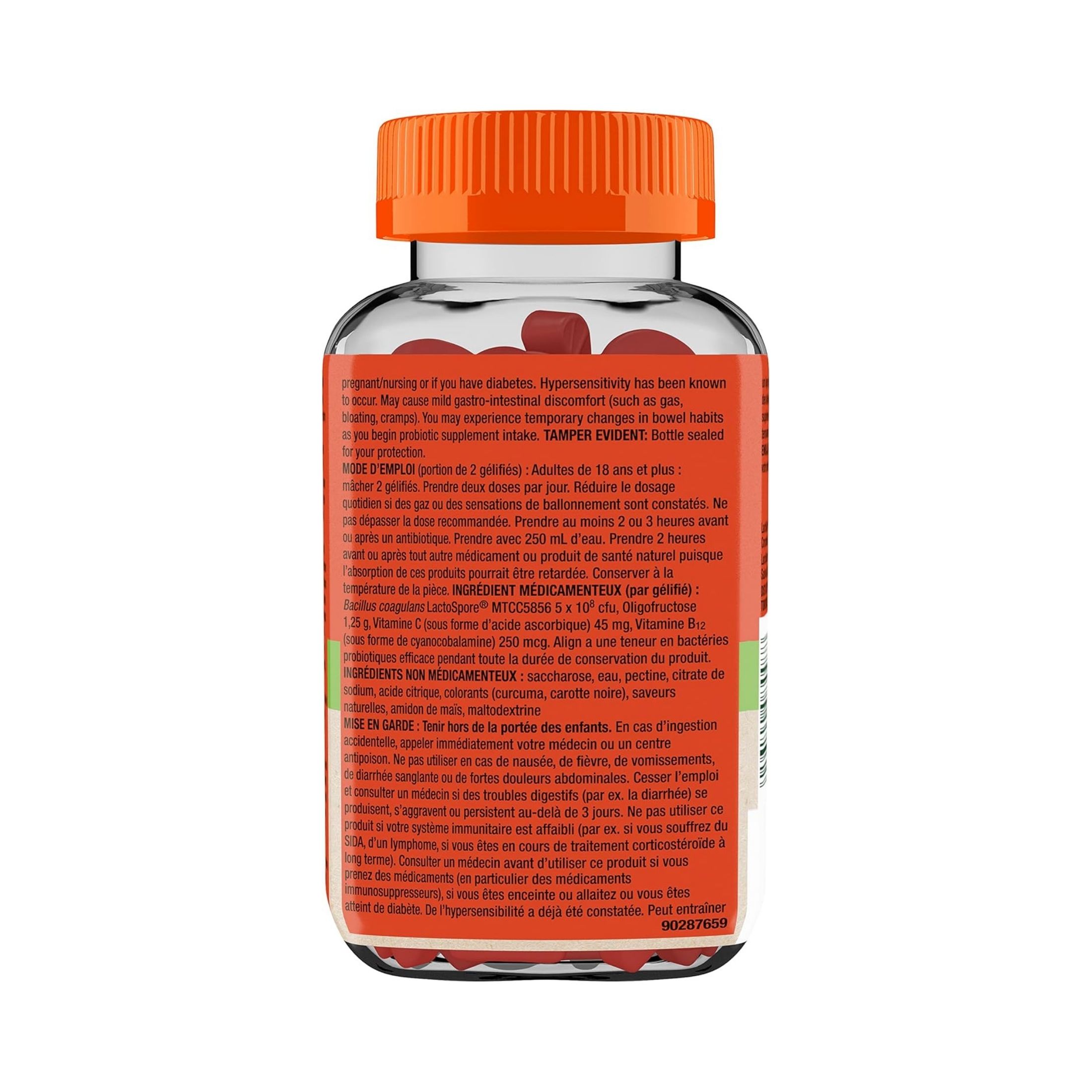 Align Gut Health And Immunity Support Prebiotics Probiotics Supplement Gummies, 50 Count With Vitamin C, Citrus Flavor