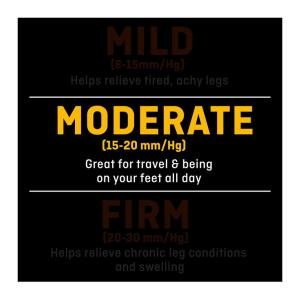 Futuro Dress Socks Revitalizing Trouser For Women Moderate Medium Black