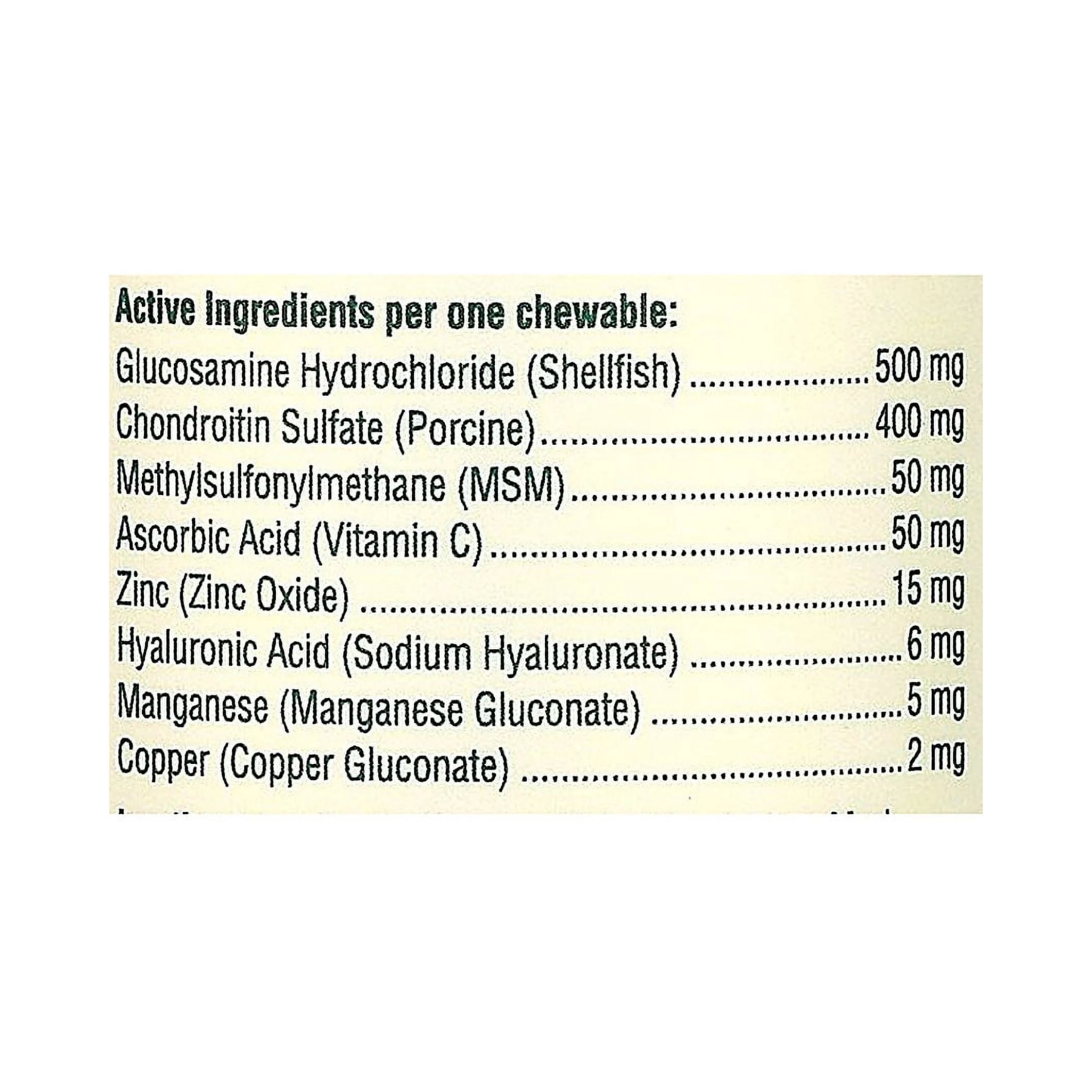 PetNC Natural Care Hip And Joint Health Advanced Chewables For Dogs