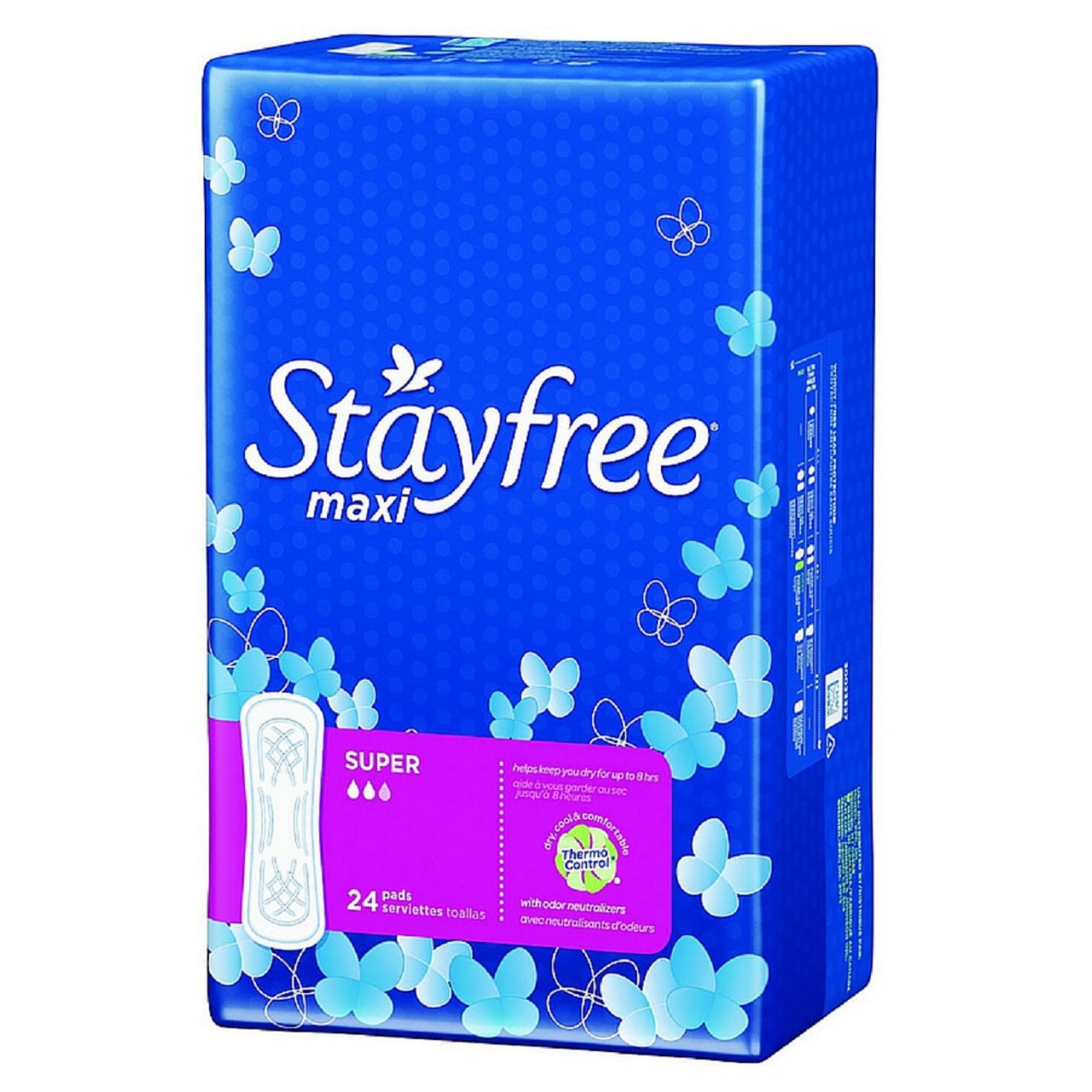 Stayfree Super Maxi Pads, Heavy Protection