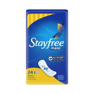 Stayfree Pads Maxi Regular 24s