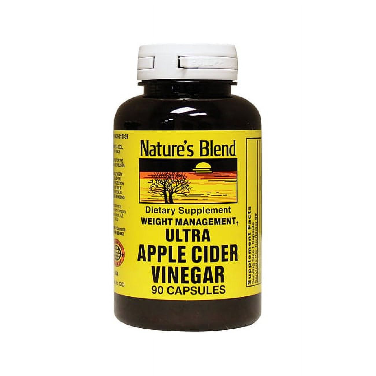 Nature's Blend Ultra Apple Cider Vinegar 600 Mg 90 Capsules