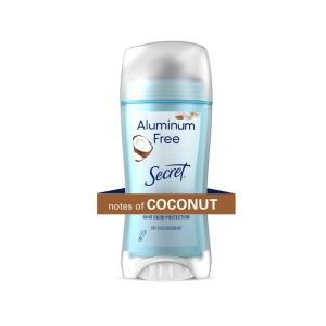 Secret Aluminum Free Deodorant For Women - Coconut - 2.4oz