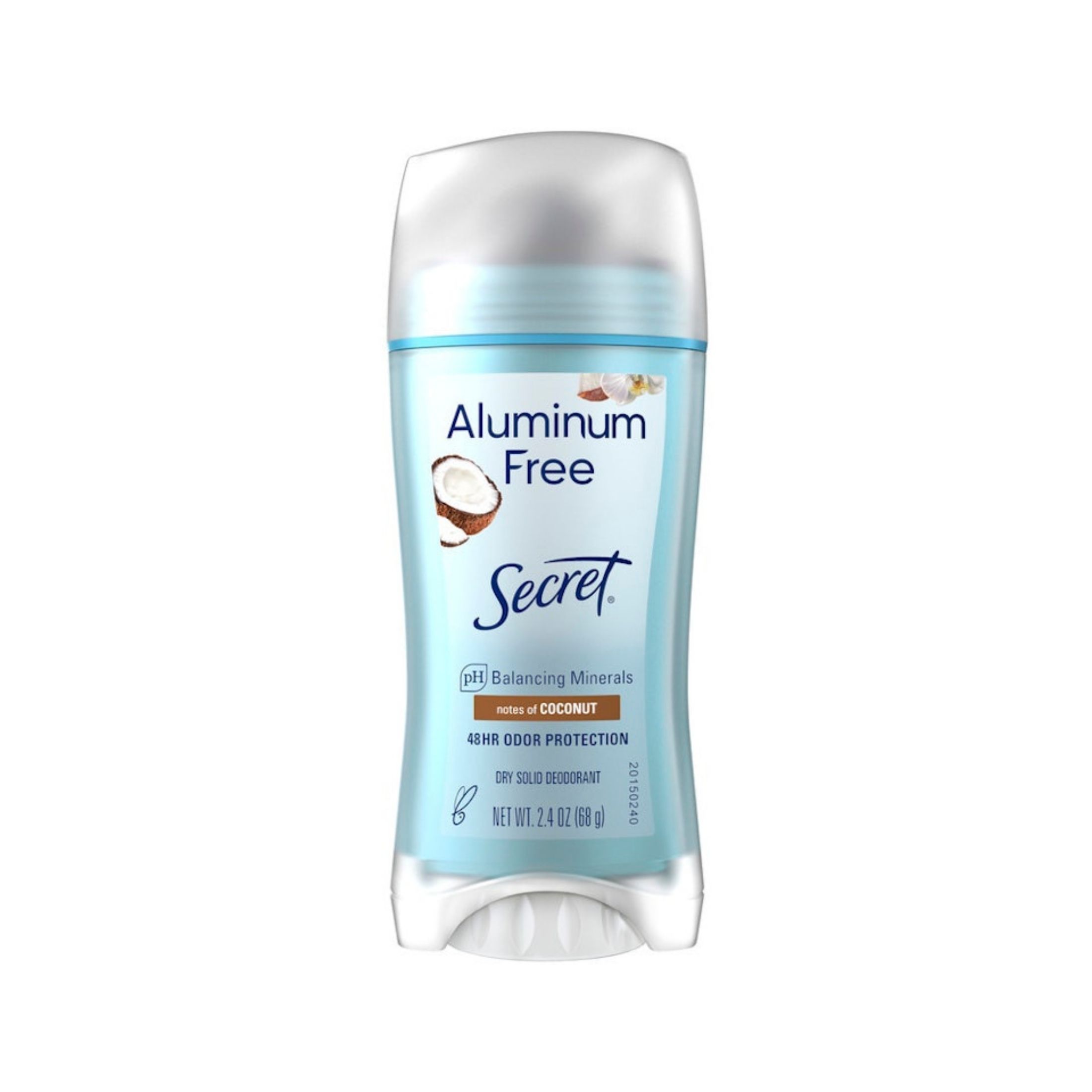 Secret Aluminum Free Deodorant For Women - Coconut - 2.4oz