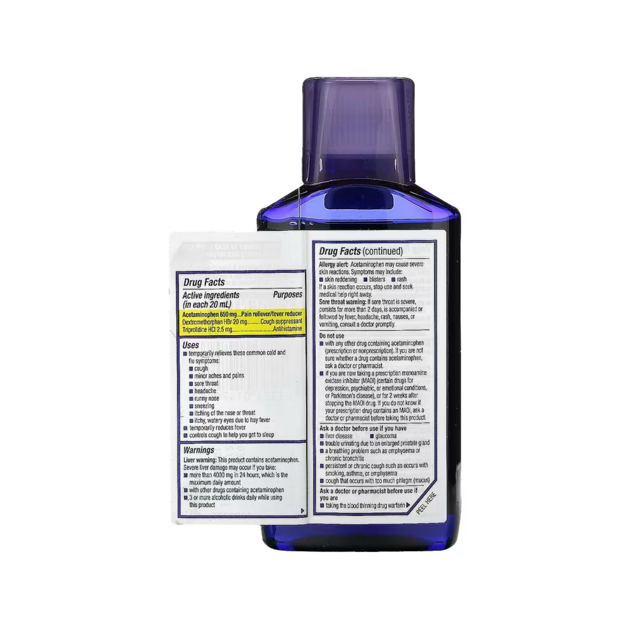 Mucinex Nightshift Cold & Flu Liquid