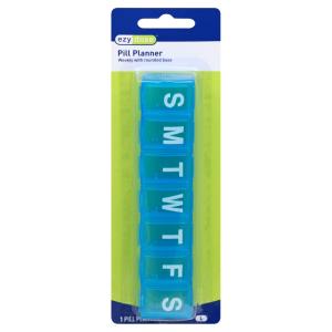 Ezy Dose Pill Planner, Weekly/Contoured, Large